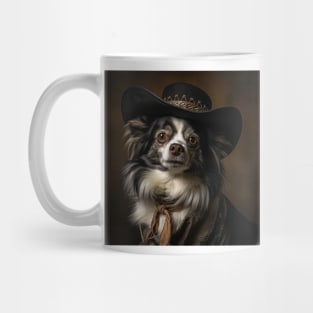 Cowboy Dog - Papillon Mug